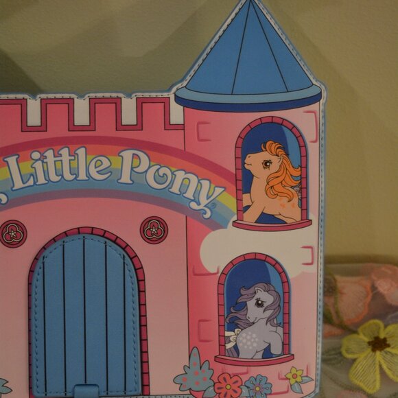 ?✨ Loungefly My Little Pony™ Castle Crossbody Bag ? Exclusive Retro Rainbow main image 7